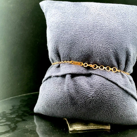 Twinkle Star Ball Drop Bracelet | 18K | Rose Gold