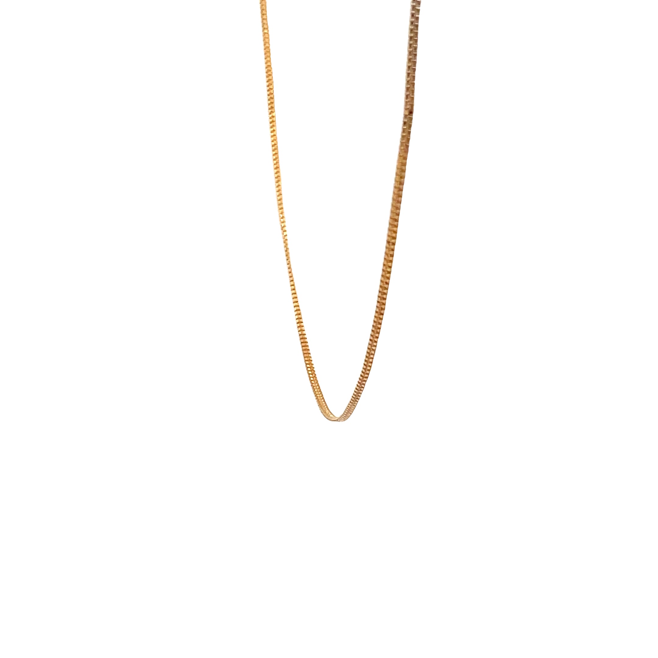 Stylish Plain Gold Chain | 22K - Manik Chand Jewellers - Online ...