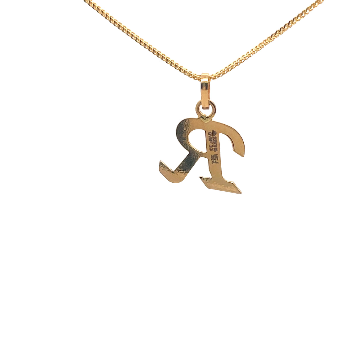 R Word/Letter Gold Locket - Manik Chand Jewellers - Online Jewellery ...